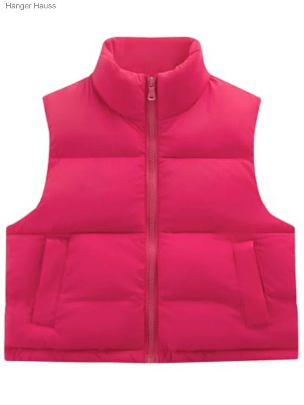 Kids Puffer Vest Sleeveless Quilted Zip Up Winter Outerwear